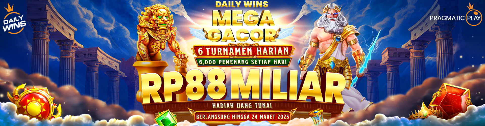 Mega Gacor -  25 Maret 2024 - 24 Maret 2025